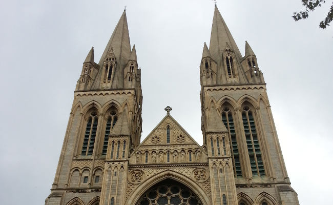 A view of Truro cathedral