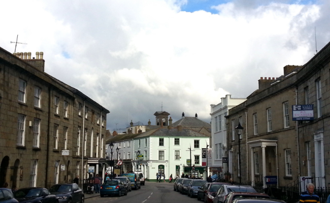 A street of residential properties